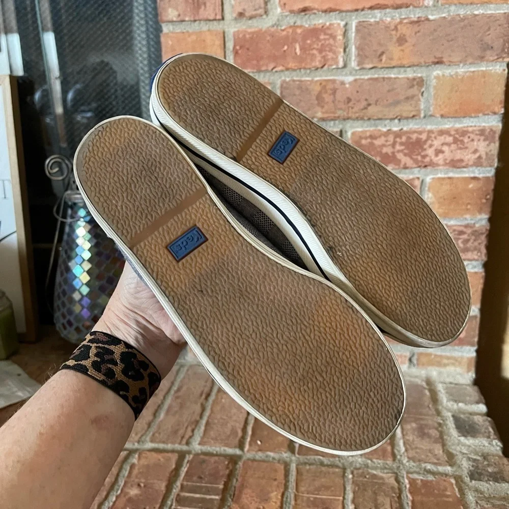 Keds Denim Chambray Striped Sneakers